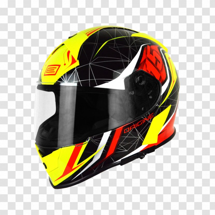 Bicycle Helmets Motorcycle Ski & Snowboard Lacrosse Helmet - Orange Transparent PNG