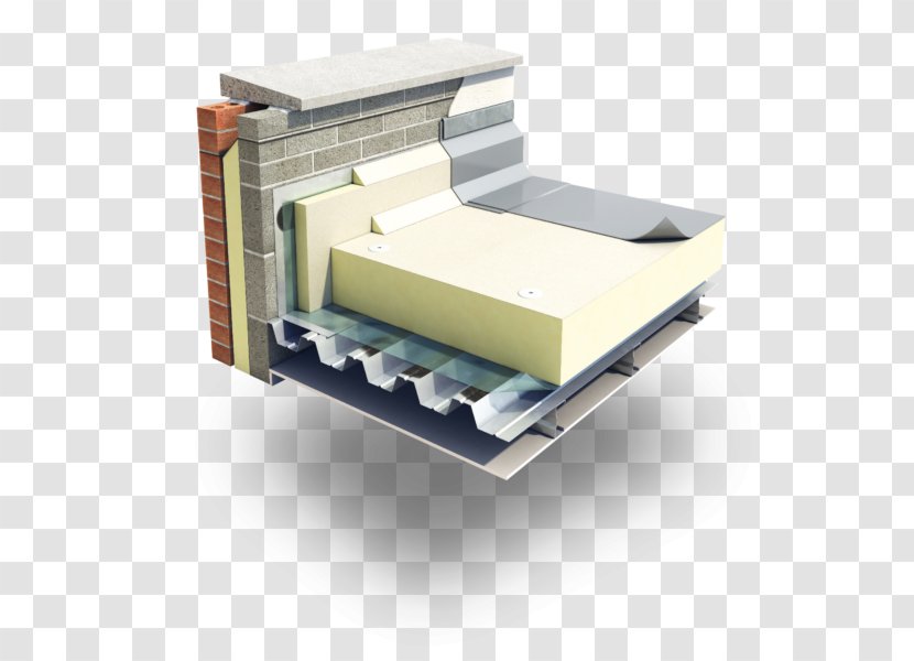 Flat Roof Building Insulation Polyisocyanurate Sarking - Drainage - Pitched Transparent PNG