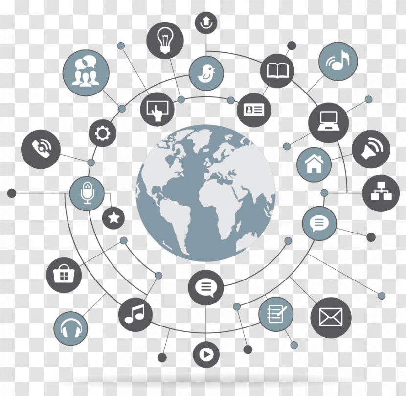 Internet Of Things Social Media Company Computer Network Big Data - Diagram Transparent PNG