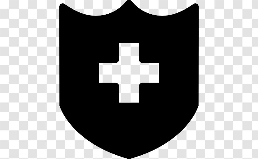 Safety Security - Symbol - Shield With Cross Transparent PNG