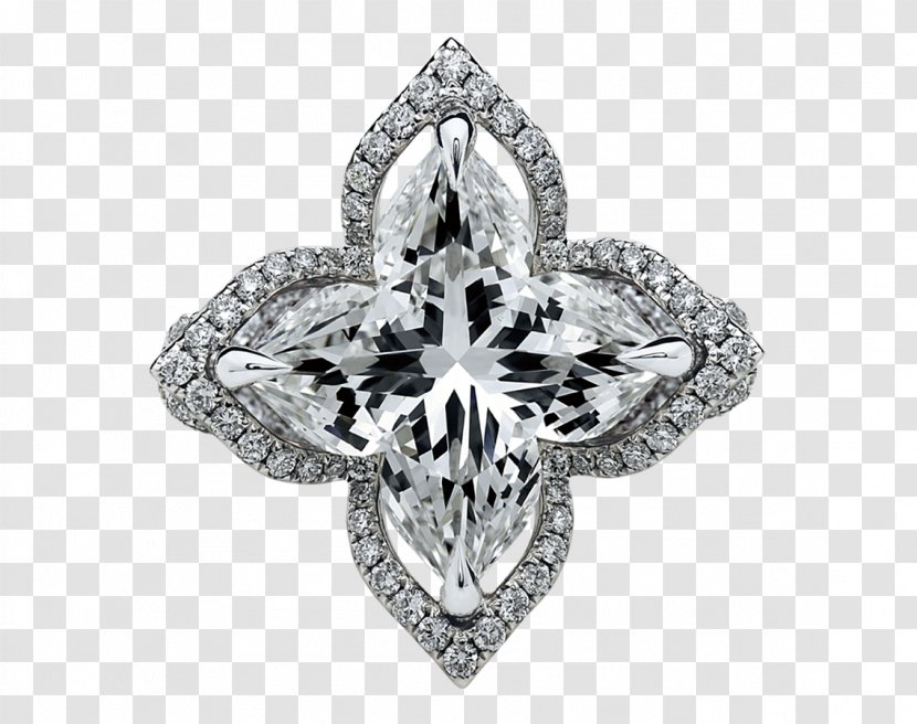 Body Jewellery Diamond - Cross Transparent PNG