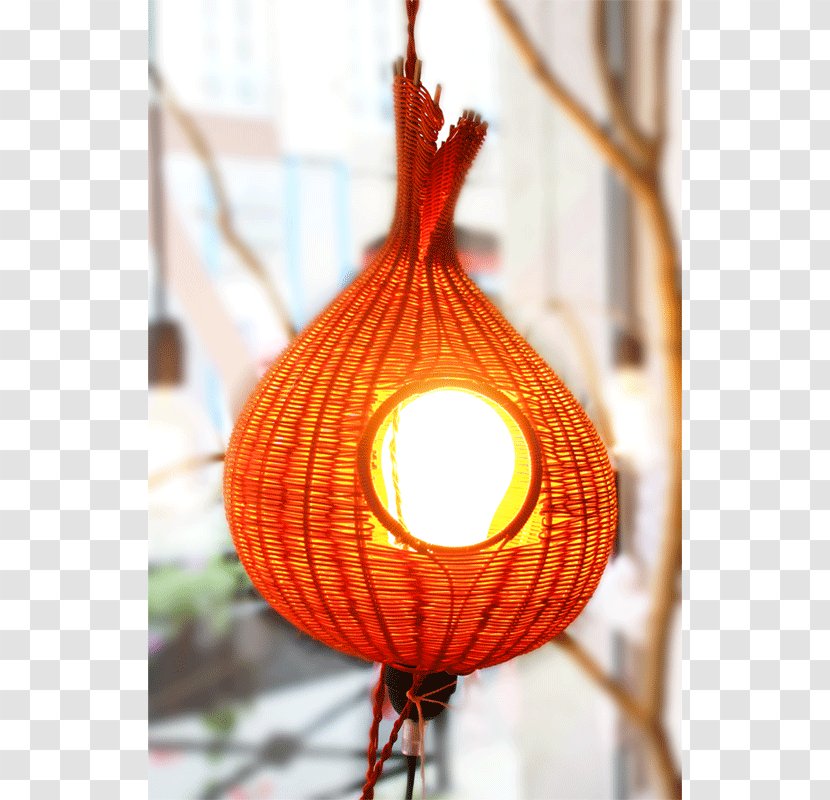 Table Light Fixture Lighting Lamp - Orange Transparent PNG