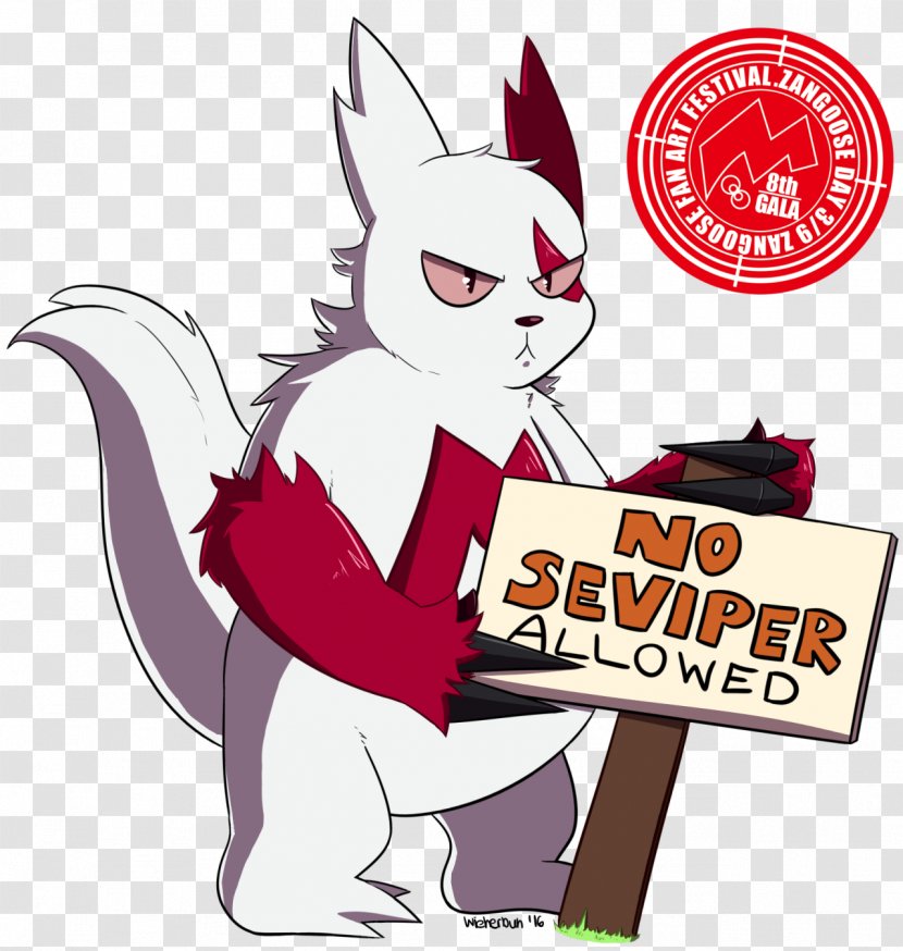 Cat Zangoose Seviper Illustration Image - Mammal Transparent PNG