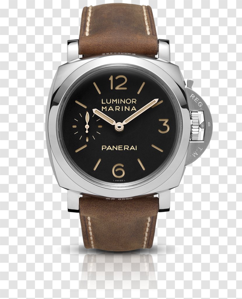 Panerai Men's Luminor Marina 1950 3 Days Automatic Watch Power Reserve Indicator - Officine London Transparent PNG