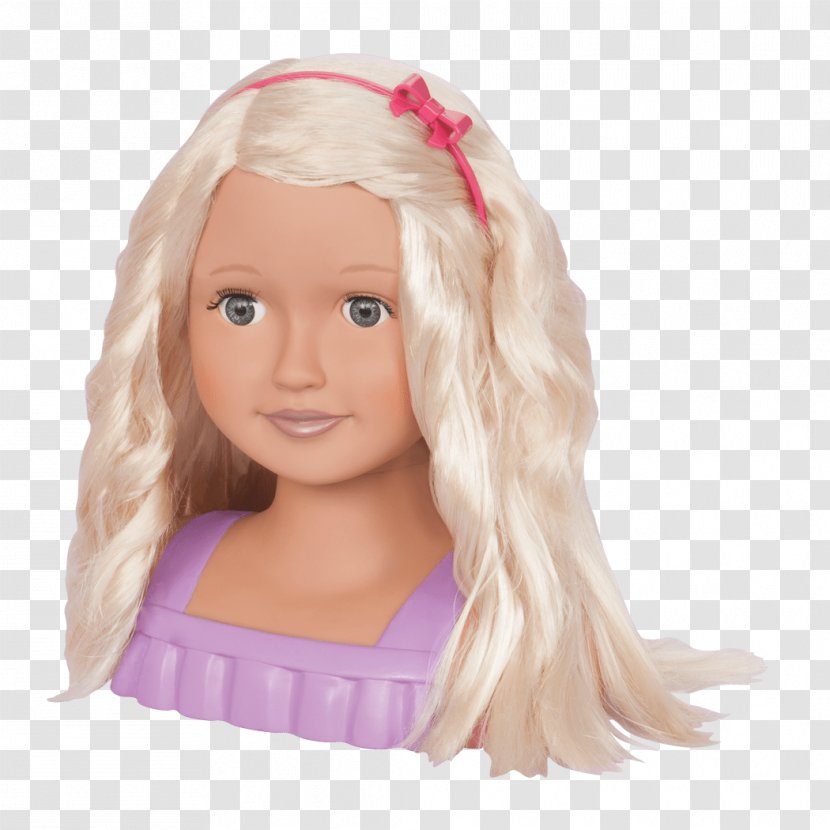 Blond Barbie Doll Our Generation Trista Hairstyle - Human Hair Color Transparent PNG