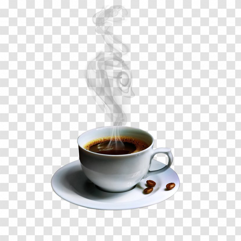 Coffee Espresso Latte Tea Cafe - Instant - White Cup Transparent PNG