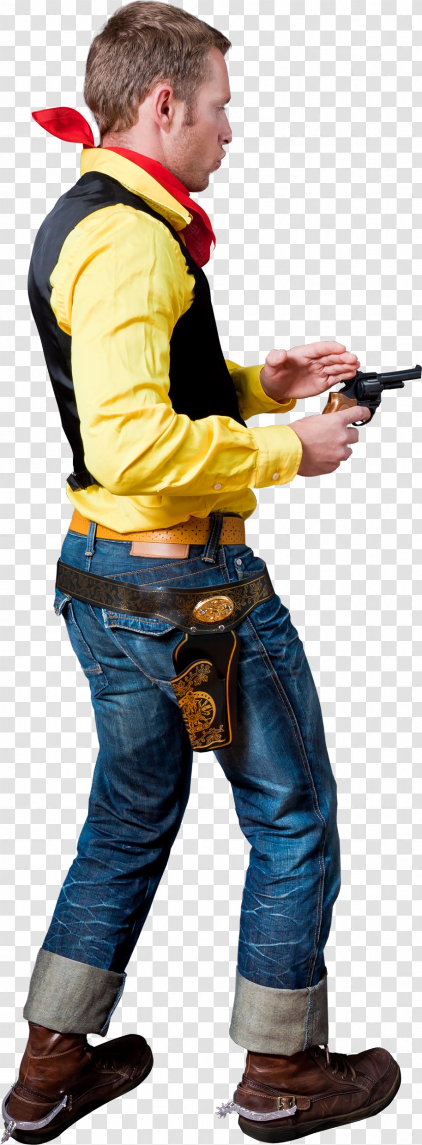 Lucky Luke Stock Photography Cowboy Costume Art - Deviantart Transparent PNG