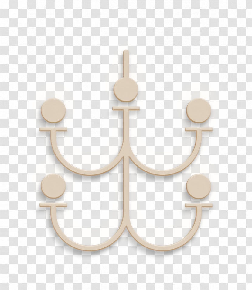 Interiors Icon Furniture And Household Icon Chandelier Icon Transparent PNG