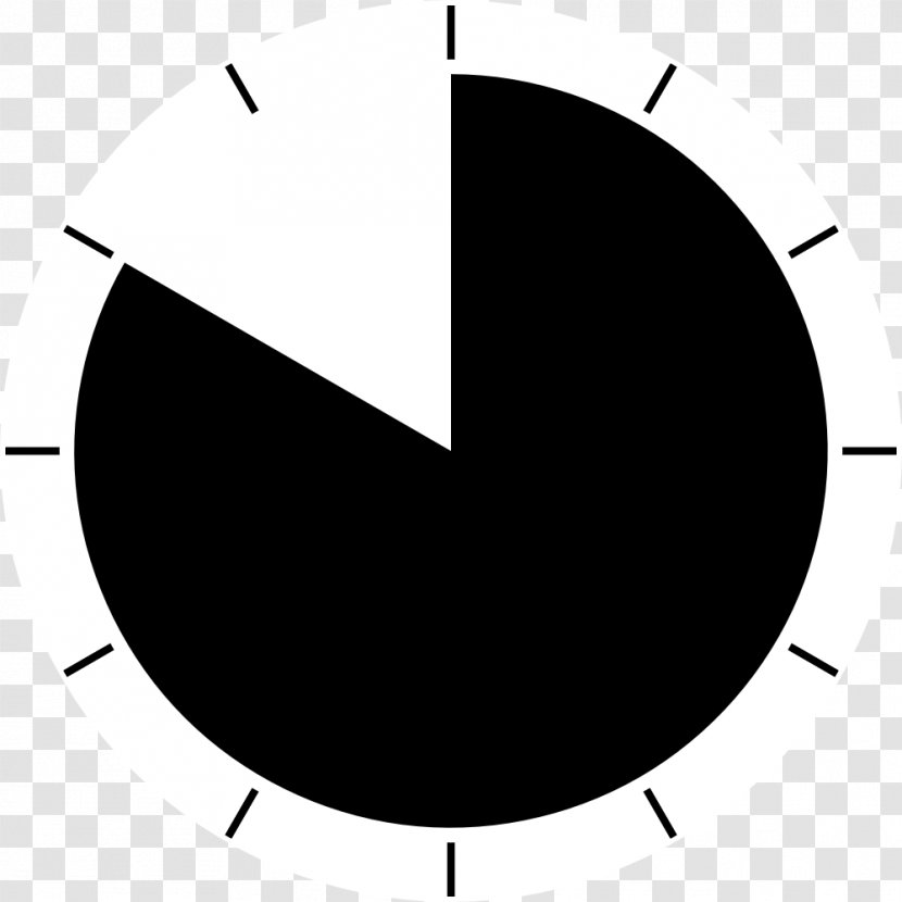 Digital Clock Timer Clip Art - Black Transparent PNG