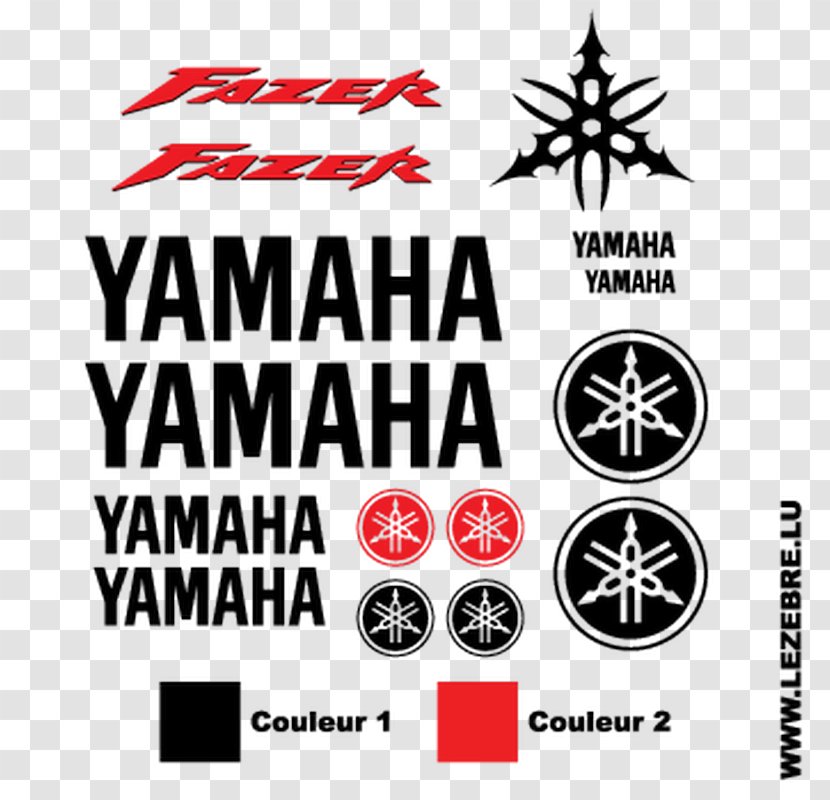 Stickers Yamaha Fazer Motor Company Logo Brand Font - Decal Transparent PNG