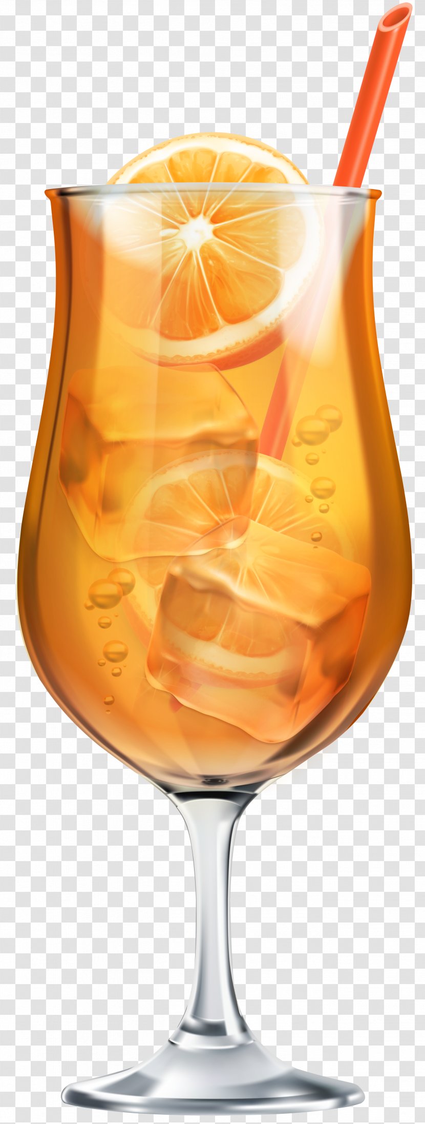 Cocktail Garnish Orange Juice Tea - Grog - Transparent Clip Art Image Transparent PNG