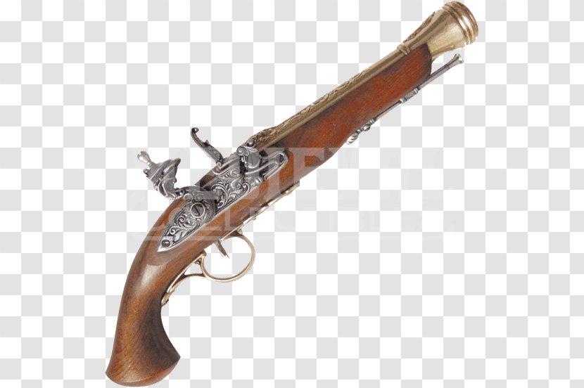 Trigger Firearm Flintlock Pistol Gun - Tree - Weapon Transparent PNG