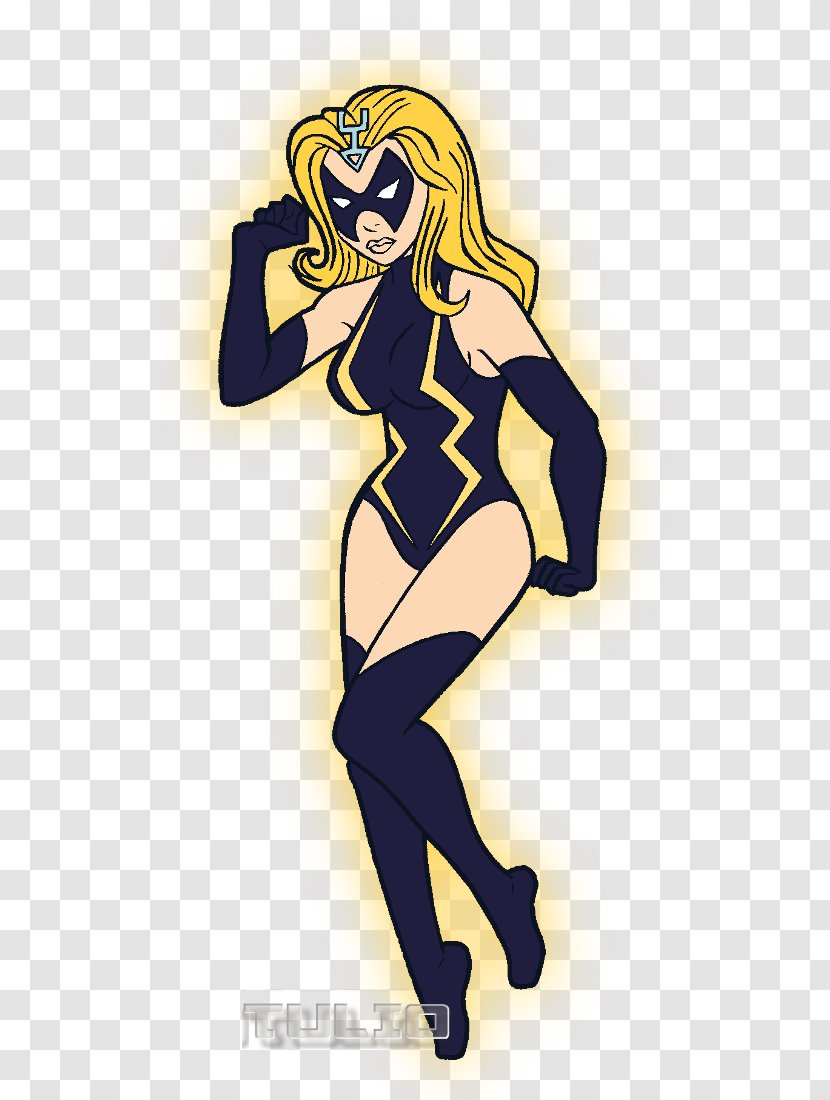 Black Canary Art Superhero Character - Yellow Transparent PNG