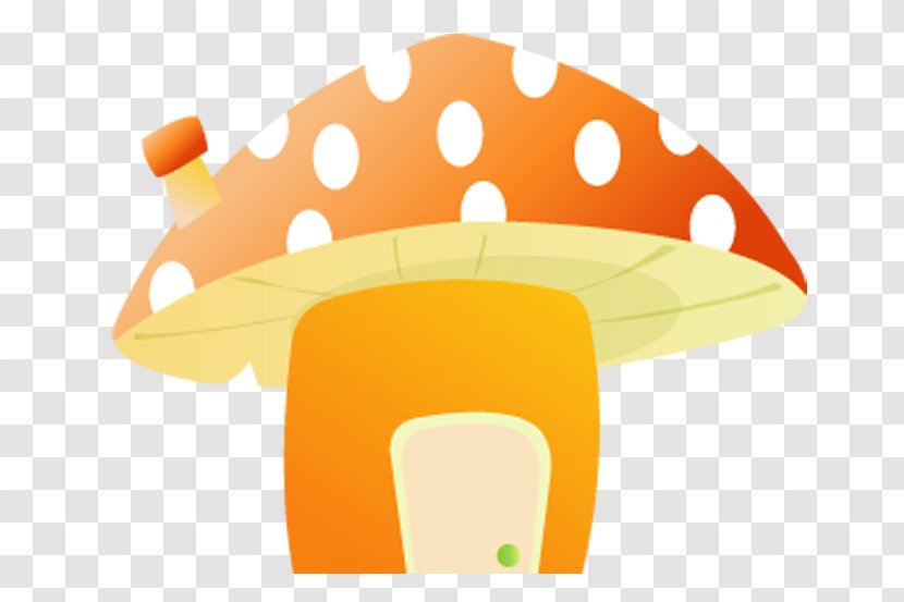 Mushroom Green Yellow Clip Art - Hat - Cute Little Decorative Style House Transparent PNG