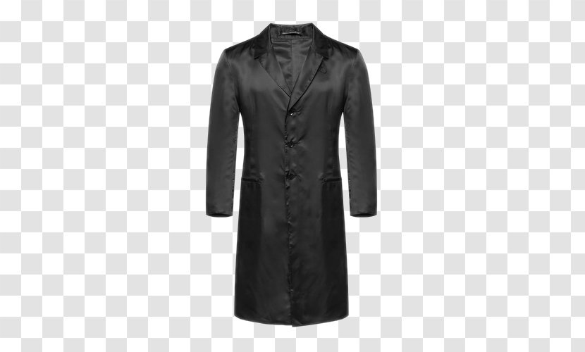 Overcoat Black Sleeve Formal Wear Blouse - Vintage Coat 86 Transparent PNG