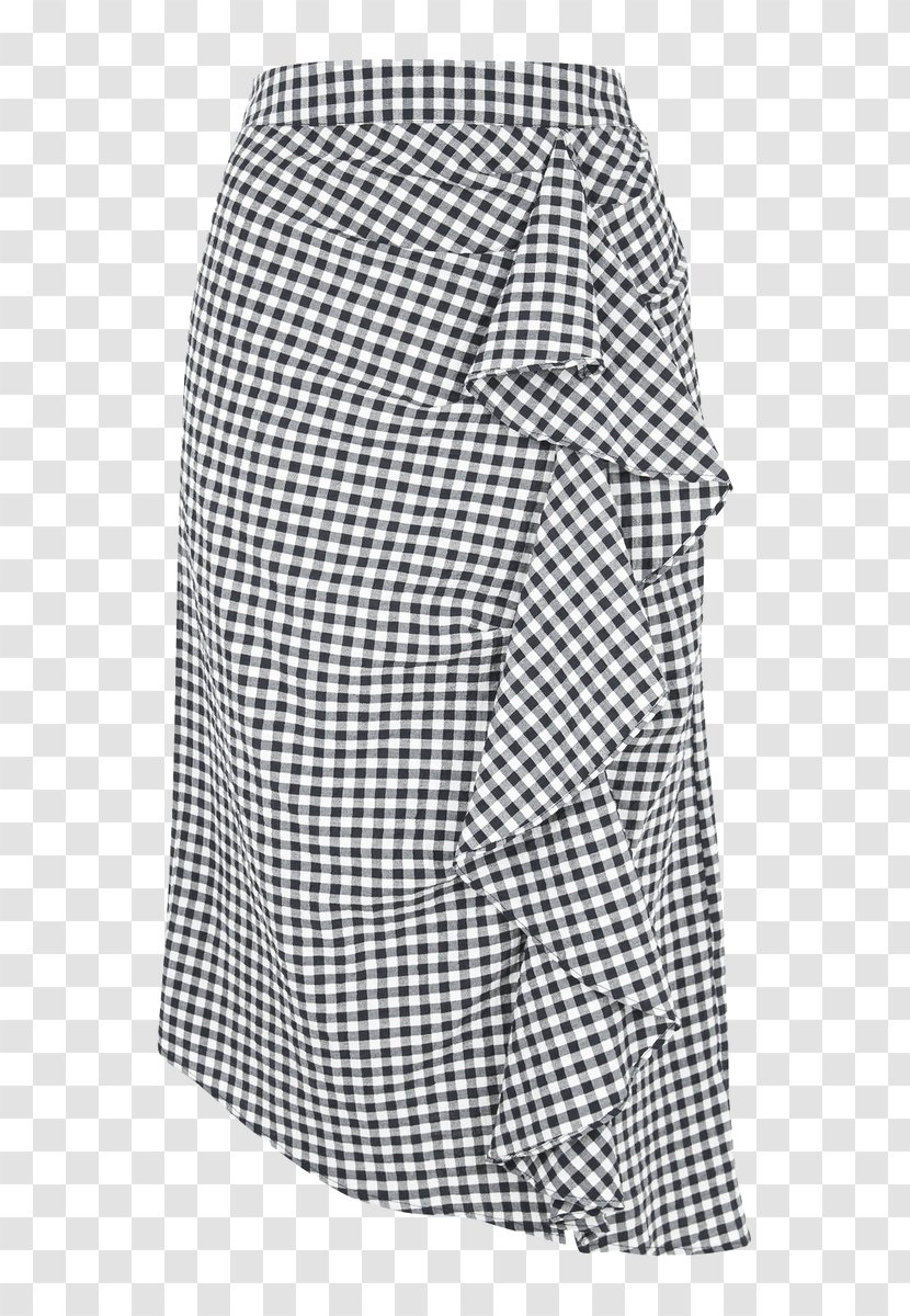 Skirt Ruffle Clothing Gingham Dress Transparent PNG