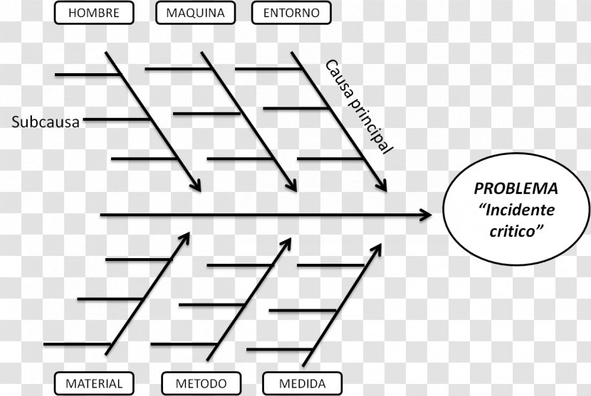Ishikawa Diagram Fish Bone Pareto Chart Image - Tree - Schematic Transparent PNG