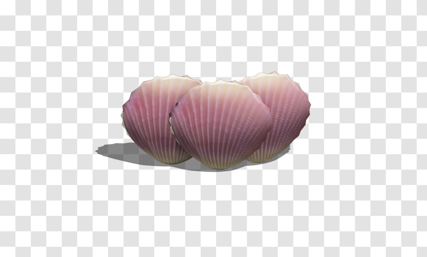 Purple Download Shell Computer File - Designer - Three Transparent PNG