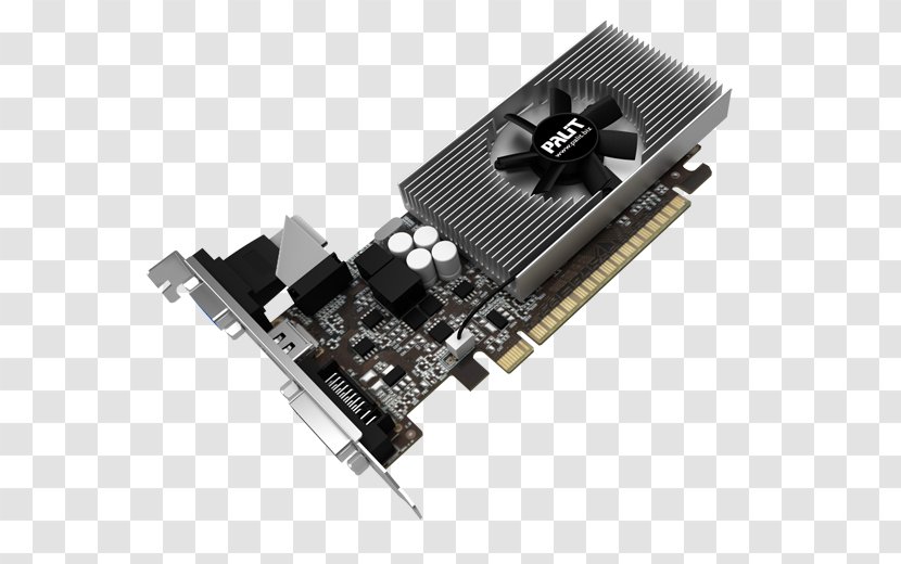 Graphics Cards & Video Adapters NVIDIA GeForce GT 730 1030 GDDR5 SDRAM Palit - Nvidia Geforce Gt 610 - 8 Series Transparent PNG