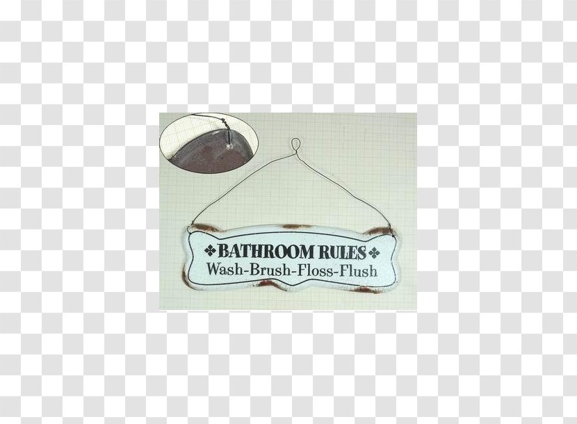 Brand Rectangle - Label - Toilet Rules Transparent PNG