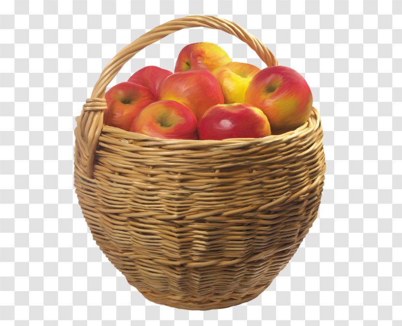Apple Basket Auglis - Fruit - A Of Apples Transparent PNG