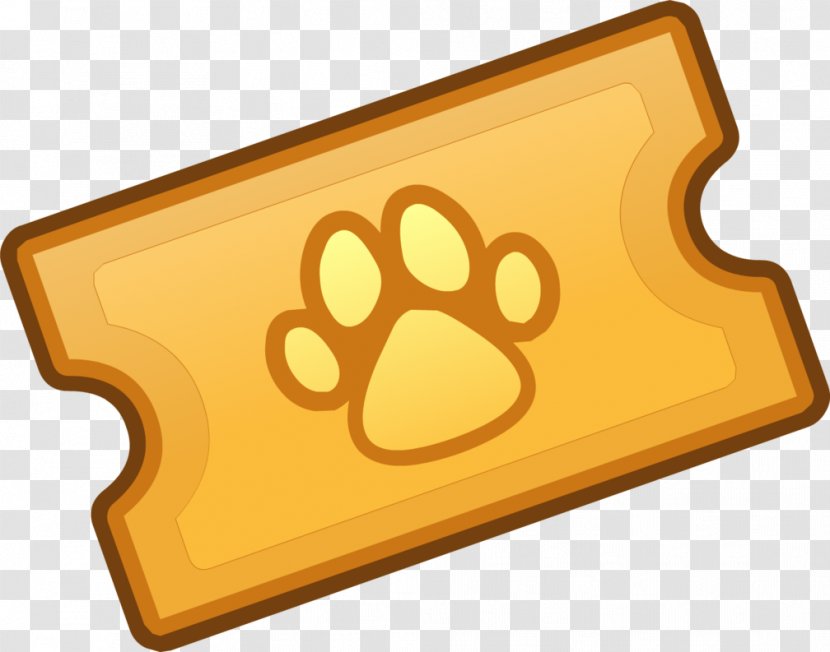 National Geographic Animal Jam Art Clip - Paw - Yellow Transparent PNG