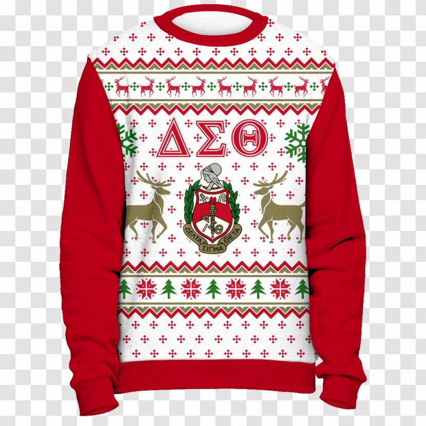 Christmas Jumper T-shirt Hoodie Sweater Alpha Kappa - Delta Sigma Theta Transparent PNG