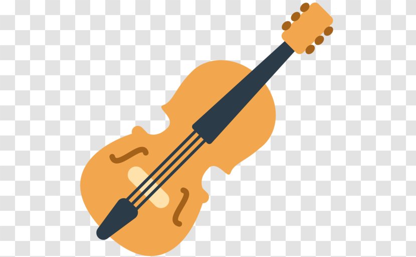 Violone Violin Cello Viola Emoji - Heart Transparent PNG