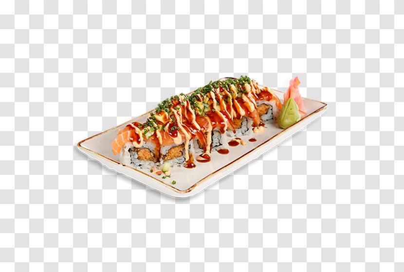 Sushi Asian Cuisine Japanese California Roll Dish - Dishes Transparent PNG
