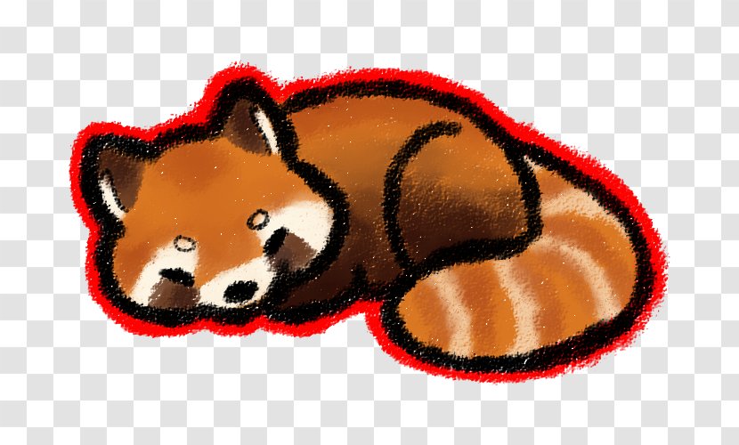 Red Panda Giant Shoe Snout Clip Art - Mammal - Fox Sleeping Transparent PNG