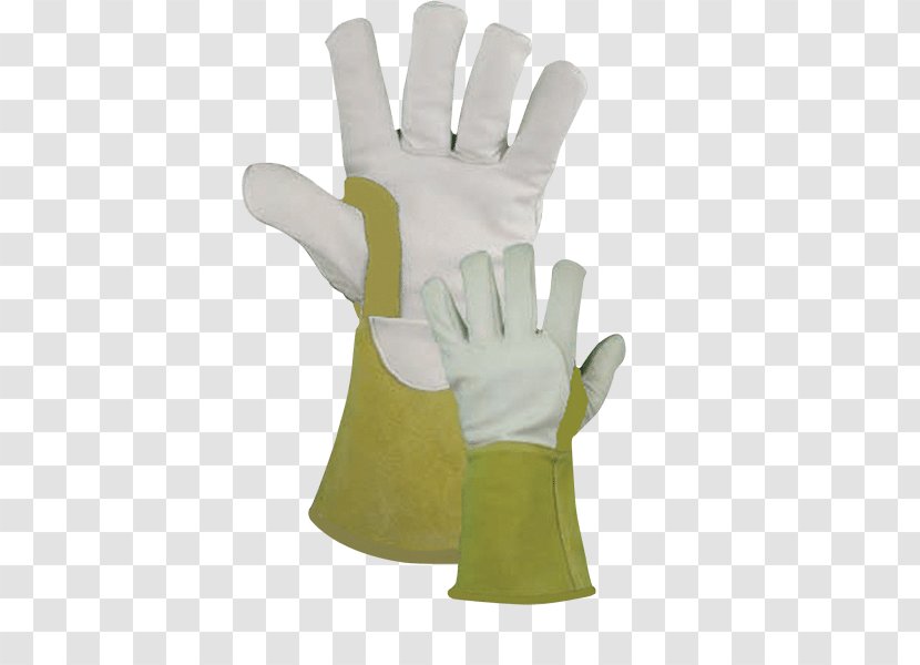 Glove Gas Tungsten Arc Welding Personal Protective Equipment Leather - Hand Transparent PNG