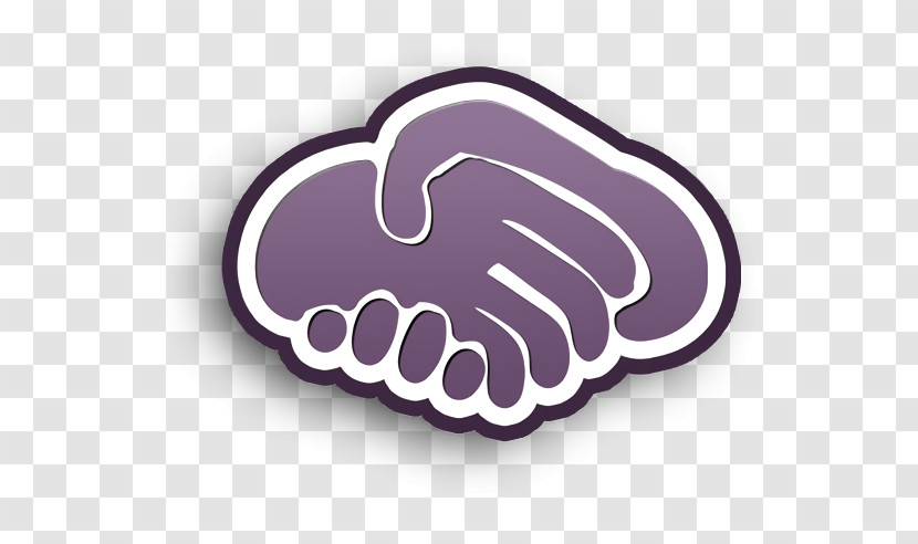 Friendship Icon Shaking Hands Icon Handmade Business Icon Transparent PNG