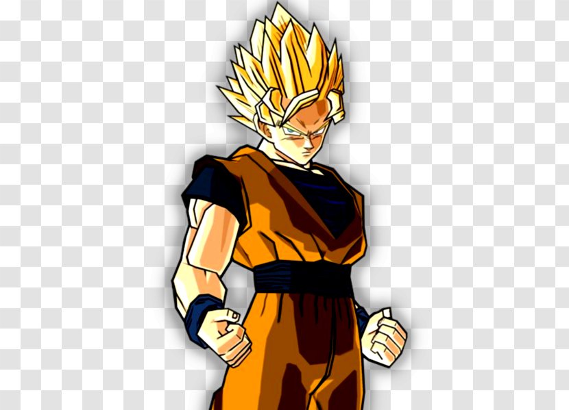 Goku Majin Buu Character Clip Art - Yellow Transparent PNG