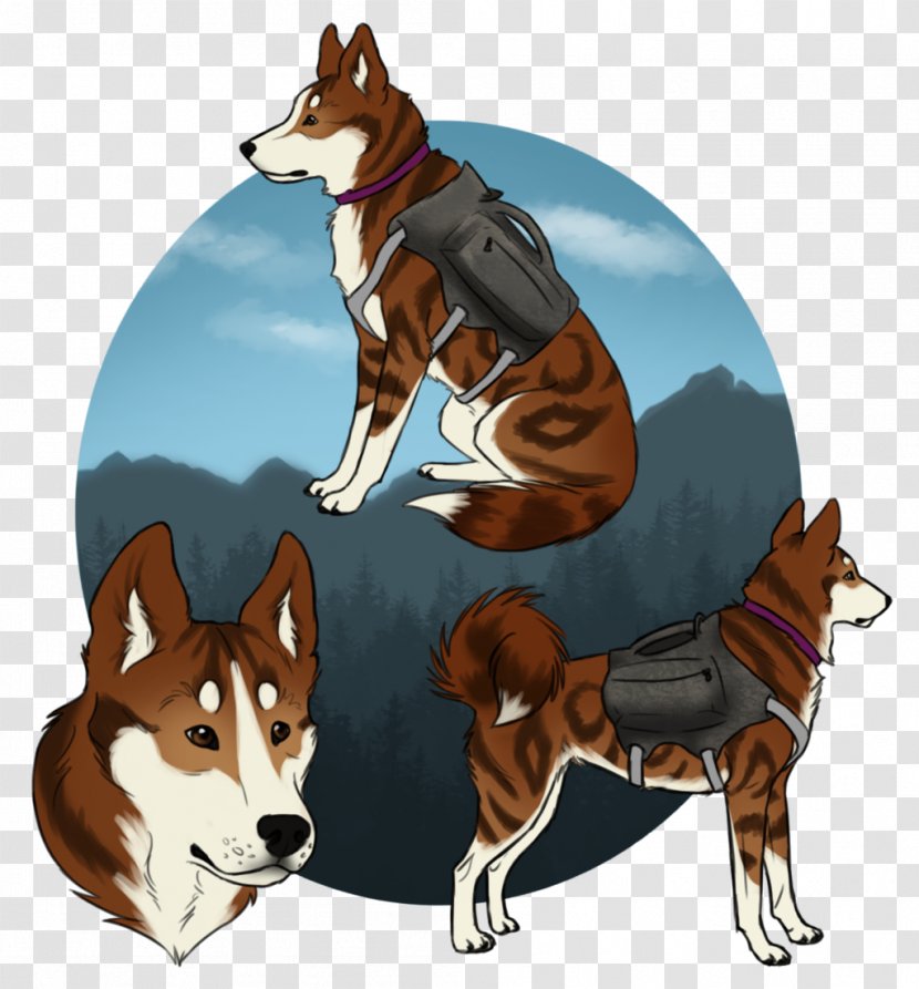 Dog Breed Siberian Husky Norwegian Lundehund DeviantArt - Cartoon - Carry On Transparent PNG