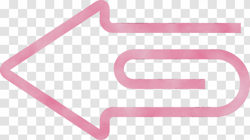 Angle Line Pink M Font Meter Transparent PNG