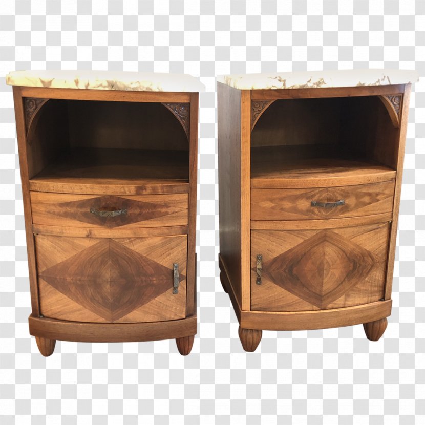 Bedside Tables Drawer Wood Stain - Design Transparent PNG