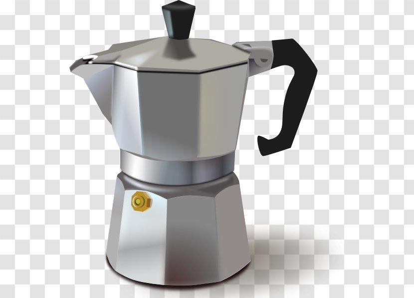 Coffee Espresso Cappuccino Moka Pot Italian Cuisine - Percolator Cliparts Transparent PNG
