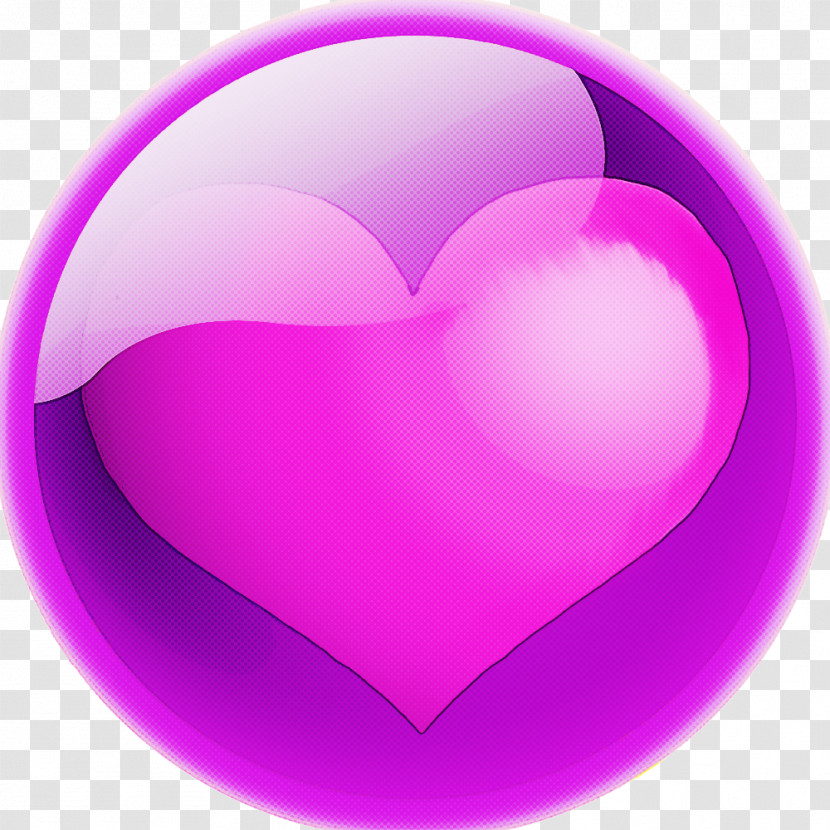 Heart Purple Violet Pink Magenta Transparent PNG