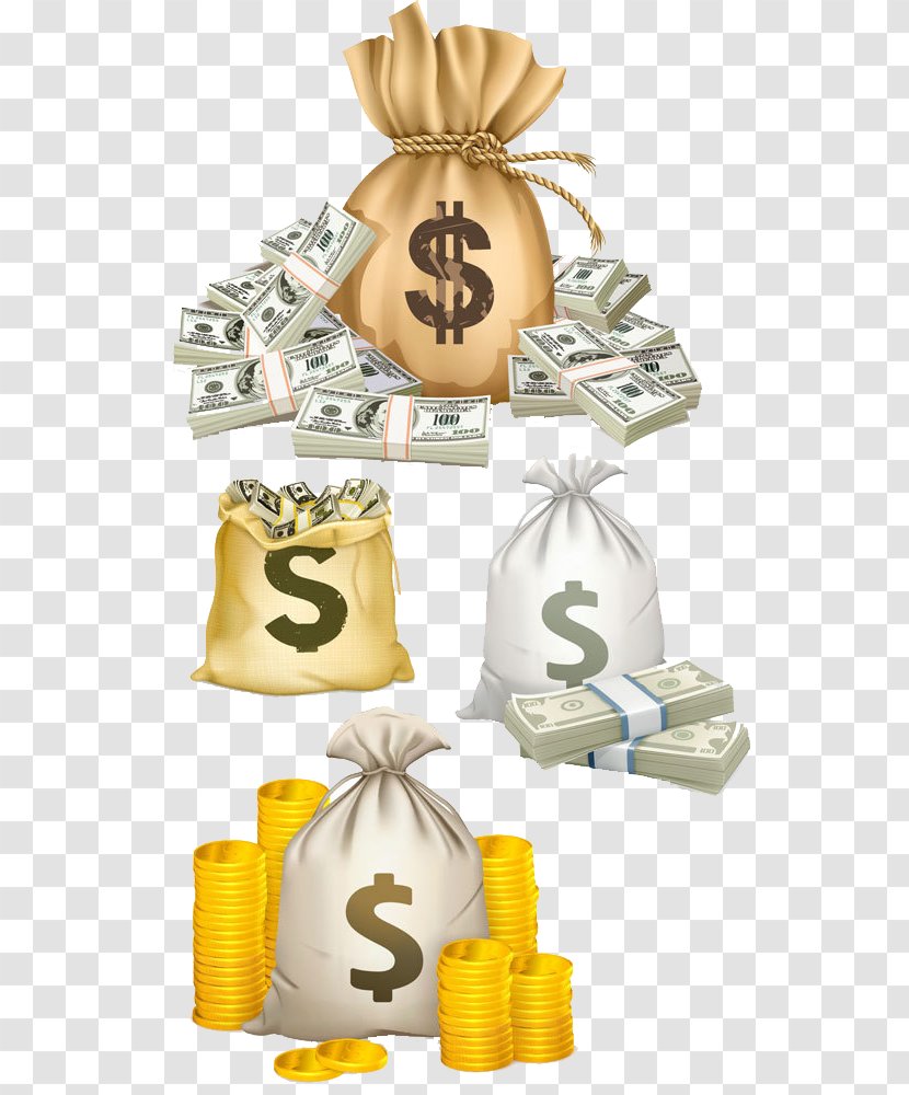 Money Bag United States Dollar - Sign - Purse Transparent PNG