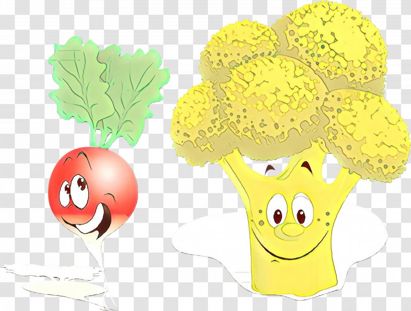 Vegetables Cartoon - Side Dish Smile Transparent PNG