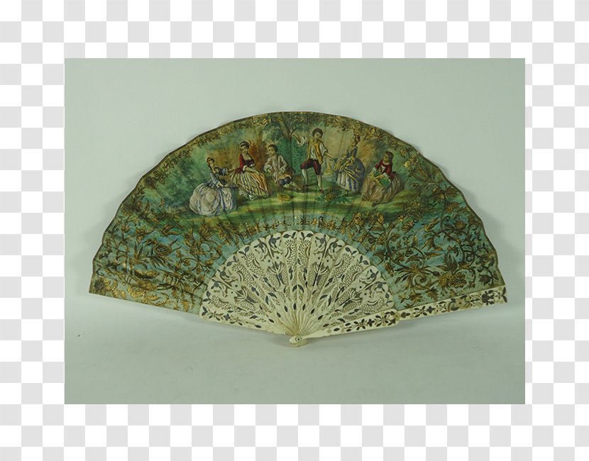 Hand Fan Paper 19th Century Flamenco Manila Shawl - Antique Transparent PNG
