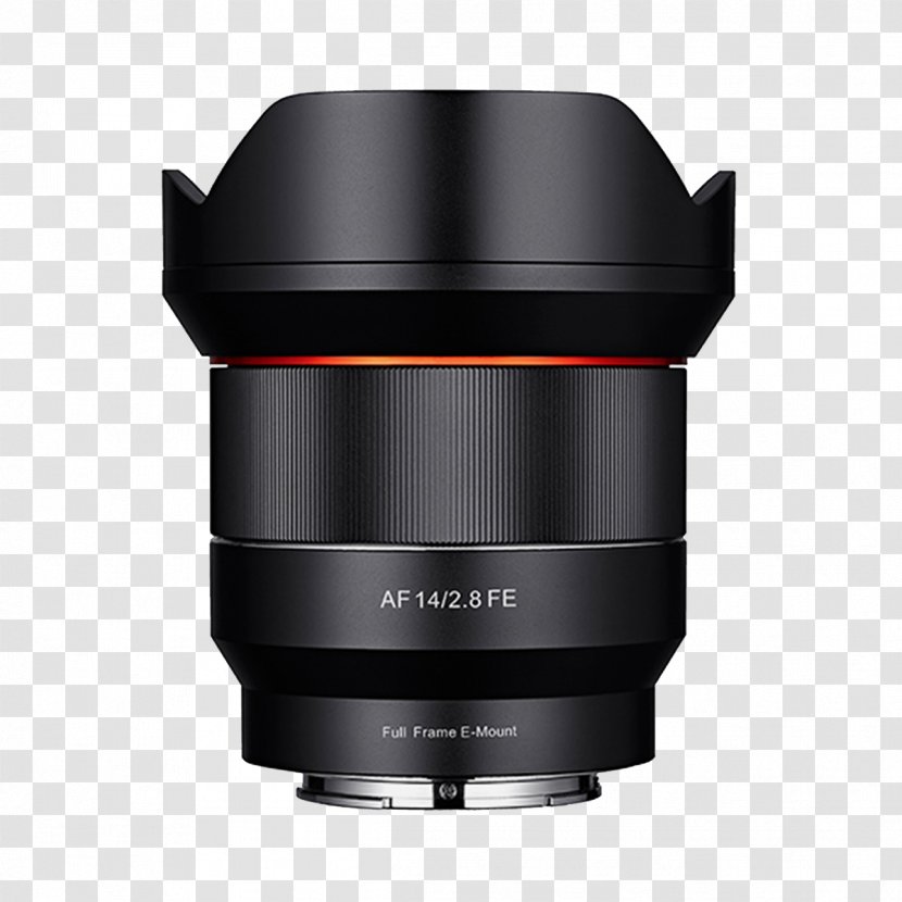 Sony E-mount Samyang 14mm F/2.8 IF ED UMC Aspherical Rokinon Camera Lens Ultra Wide Angle - Autofocus Transparent PNG