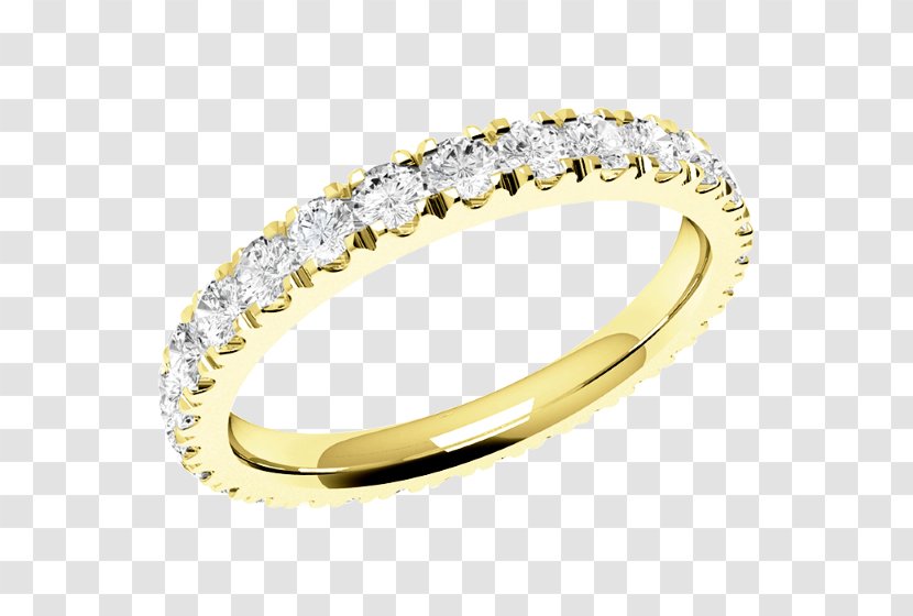 Wedding Ring Brilliant Diamond Jewellery - Bride - All Gold Rings For Girls Transparent PNG