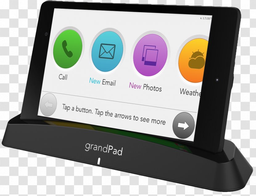 GrandPad, Inc. Handheld Devices Old Age Portable Media Player Computer Software - Wifi Transparent PNG