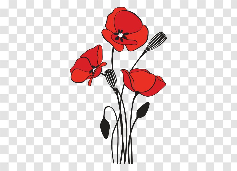Common Poppy Remembrance Armistice Day - Cut Flowers Transparent PNG