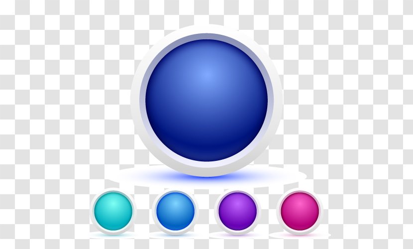 Sphere Wallpaper - Computer - Vector Colored Buttons Transparent PNG