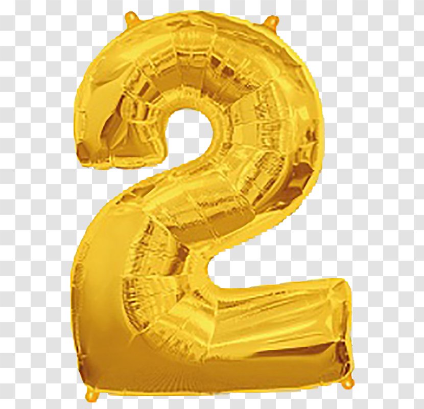 Balloon Gold Birthday Number Party - Silver Transparent PNG