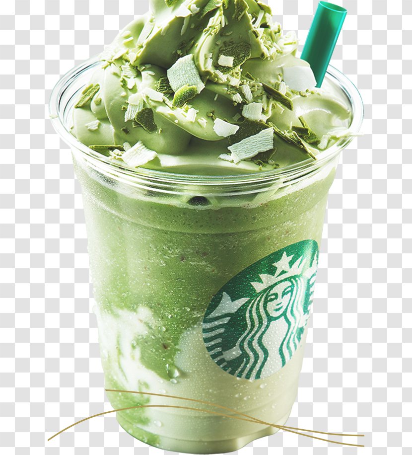 Matcha Tea Starbucks Frappuccino Coffee - Drink Transparent PNG