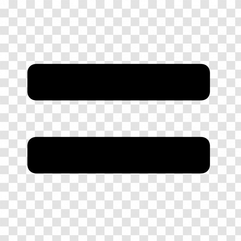 Equals Sign Equality Mathematics Mathematical Notation Clip Art - Up Button Transparent PNG