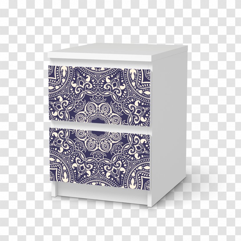 Drawer Furniture IKEA Armoires & Wardrobes Purple - Mandala - Blue Transparent PNG
